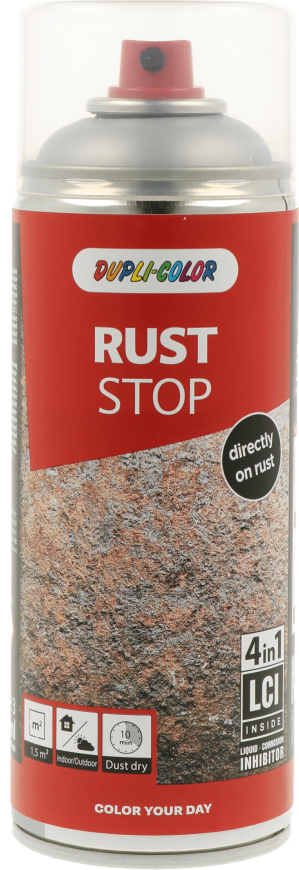 Dupli Color Rust Stop 4 in 1 Seidenmatt 400 ml RAL9006 Silber