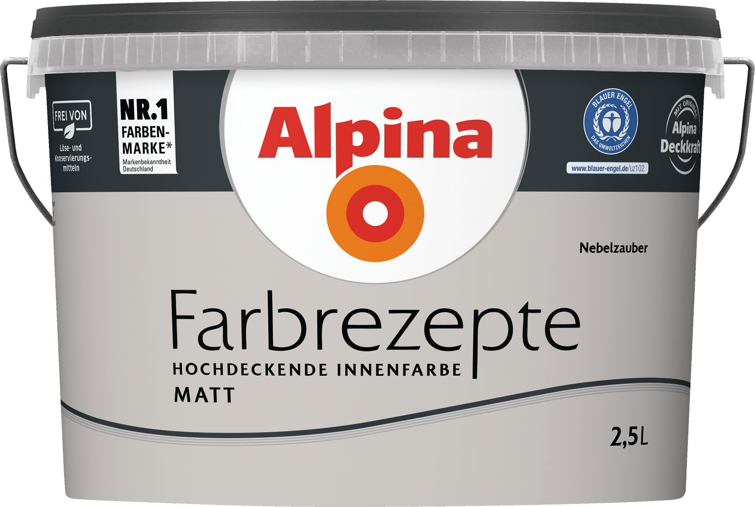 2,5L ALPINA Farbrezepte Nebelzauber, Matt
