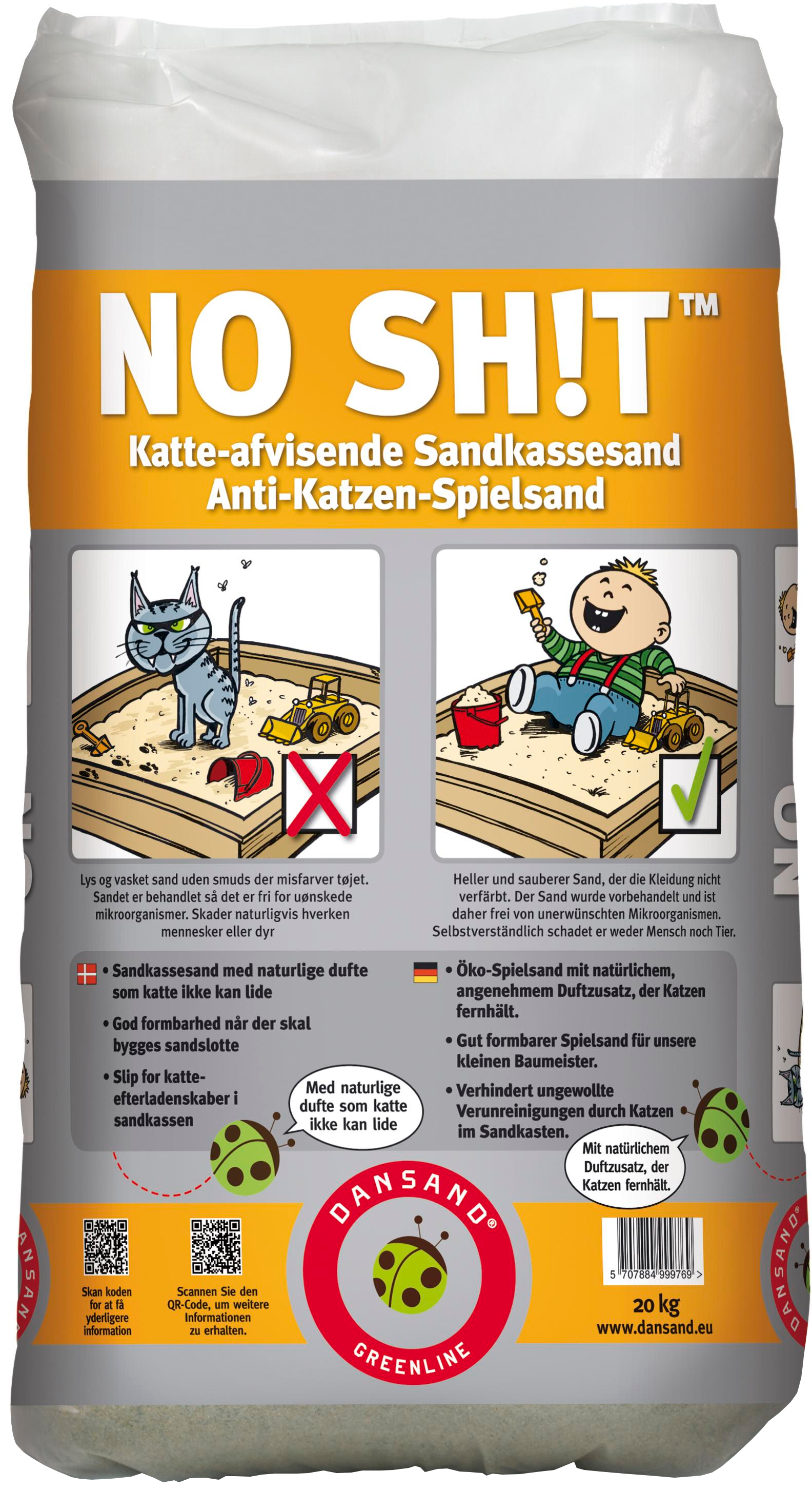 DANSAND Spielsand No Shit Katze 20kg DANSAND Spielsand No Shit Katze 20kg