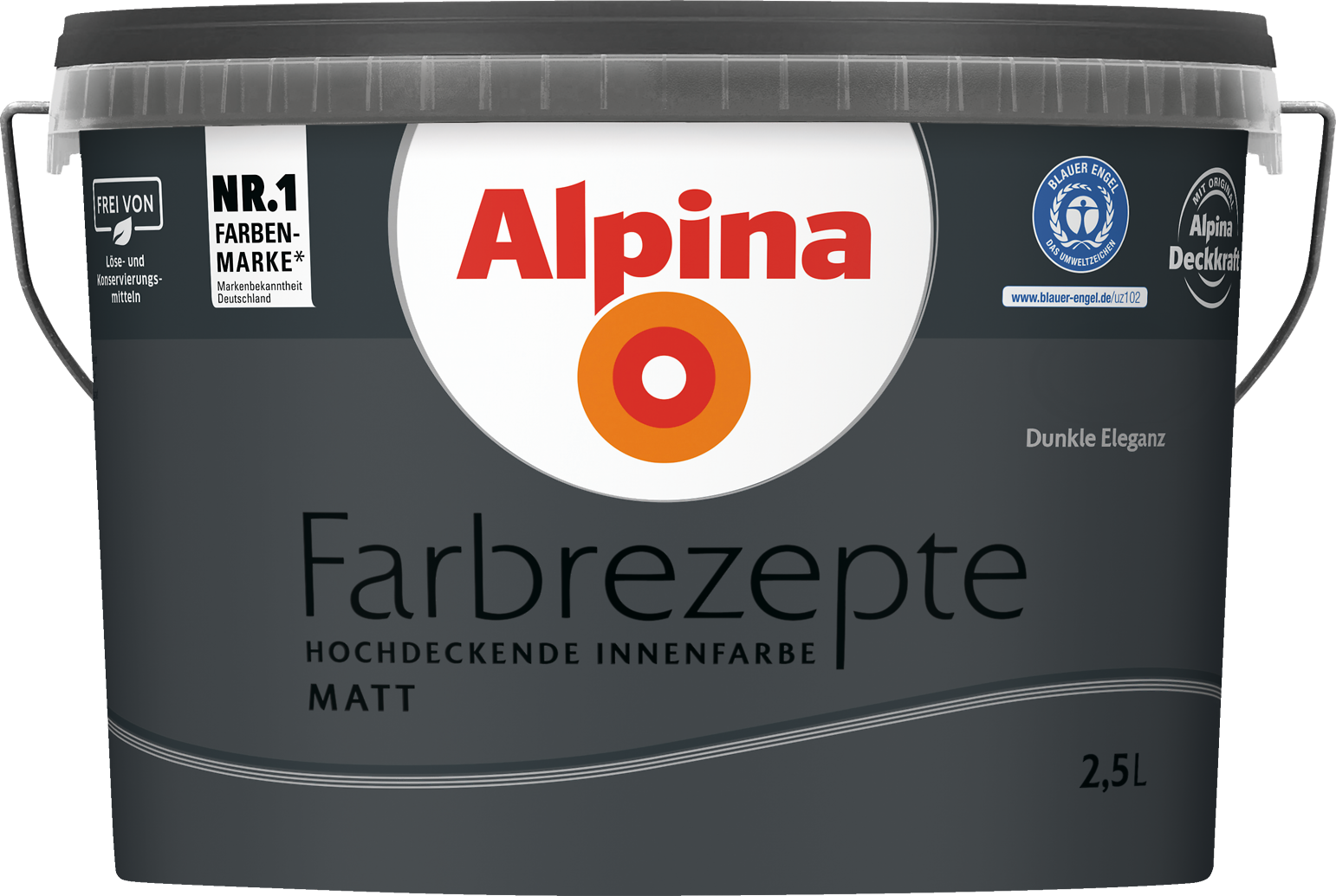 2,5L ALPINA Farbrezepte Dunkle Eleganz, Matt 2,5L ALPINA Farbrezepte Dunkle Eleganz, Matt