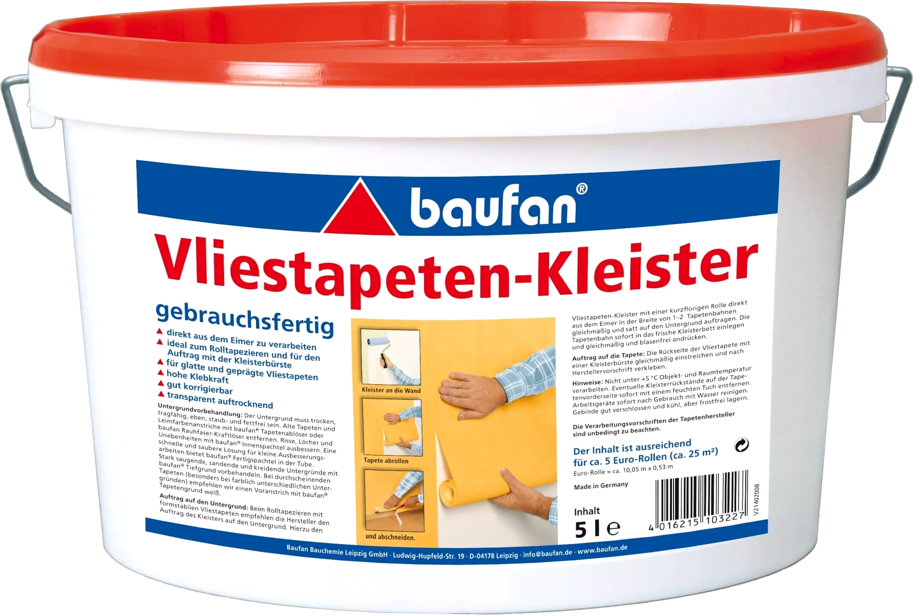 5L Baufan Vliestapeten-Kleister 5L Baufan Vliestapeten-Kleister