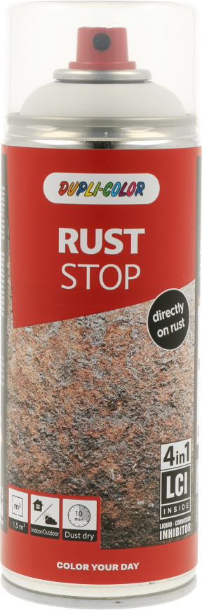 Dupli Color Rust Stop 4 in 1 Seidenmatt 400 ml RAL9010 Reinweiß Dupli Color Rust Stop 4 in 1 Seidenmatt 400 ml RAL9010 Reinweiß