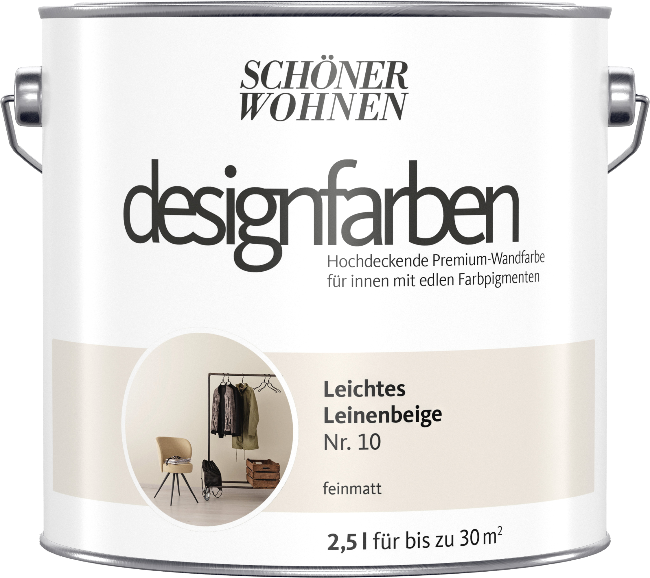 2,5L Schöner Wohnen Designfarbe Leichtes Leinenbeige 10