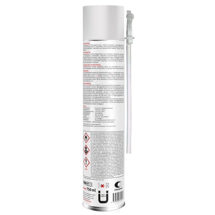 750ml Butler machts 1K Montageschaum B2 beige 750ml Butler machts 1K Montageschaum B2 beige
