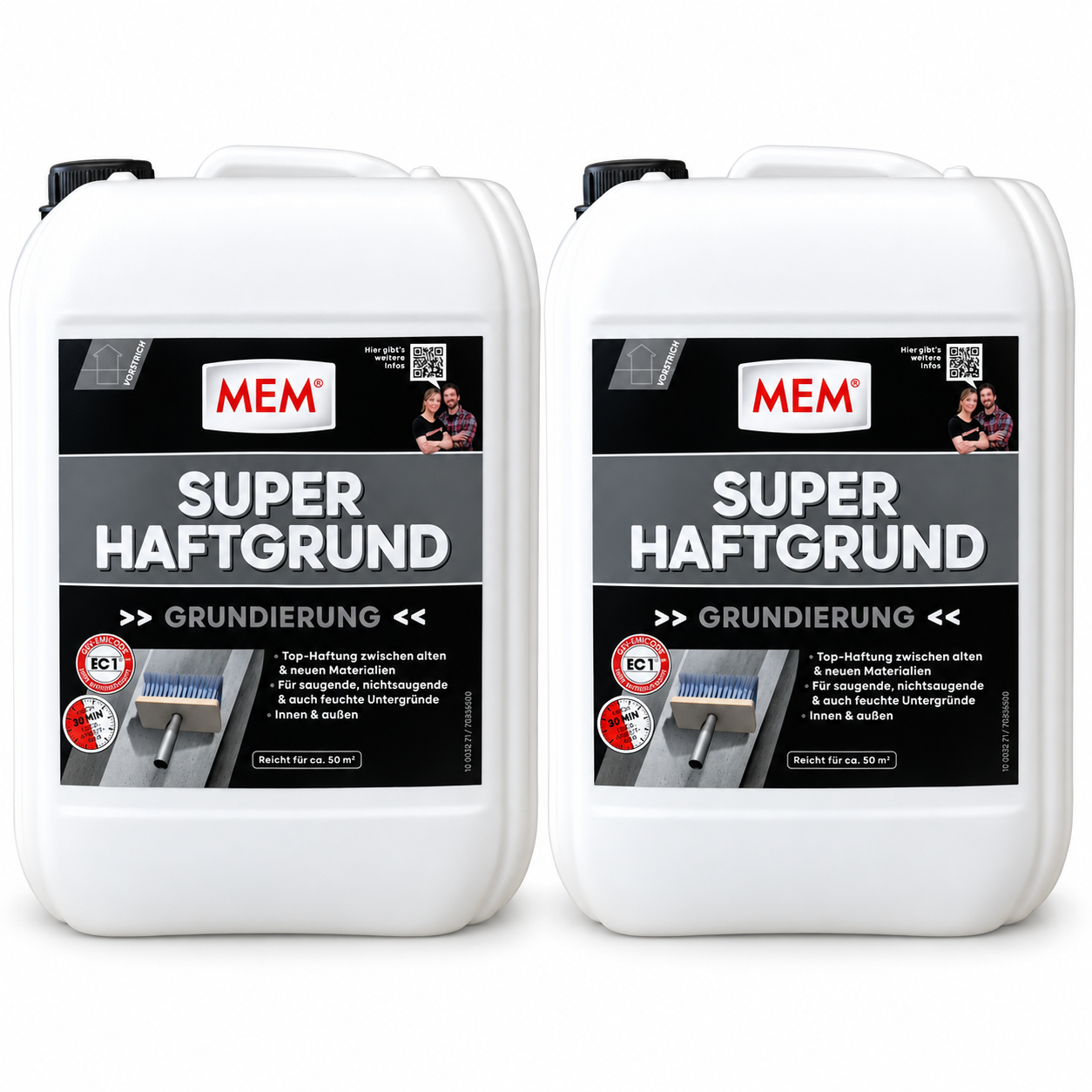 2x 10L MEM Super Haftgrund Haftvermittler 2x 10L MEM Super Haftgrund Haftvermittler