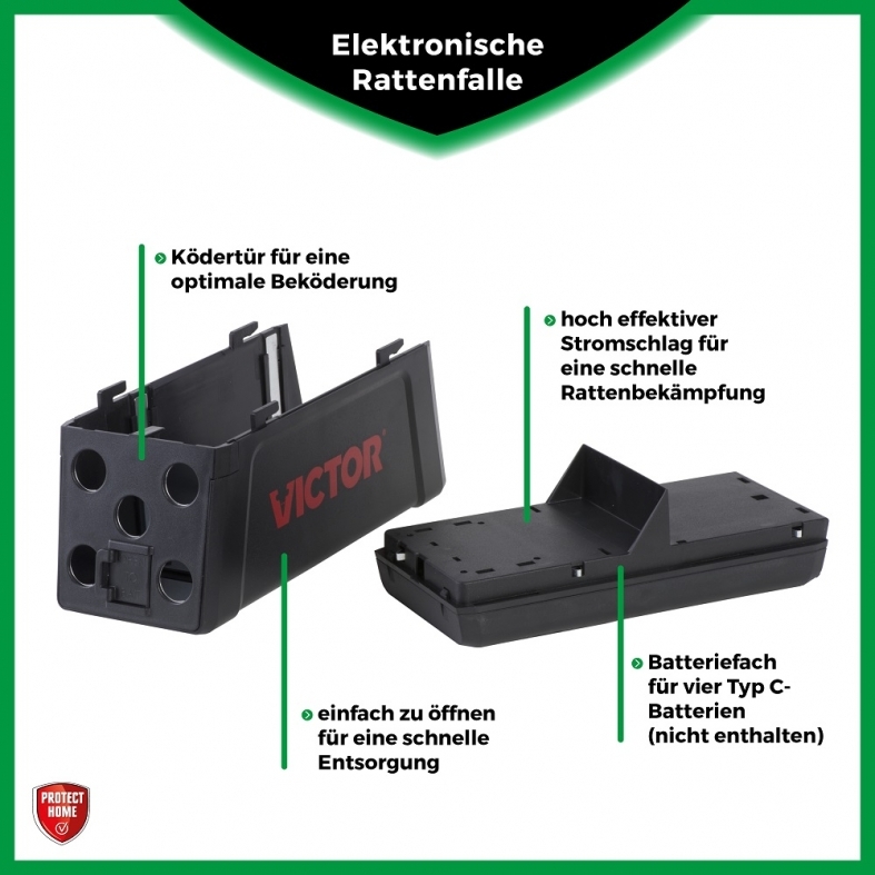Protect Home Elektronische Rattenfalle Protect Home Elektronische Rattenfalle