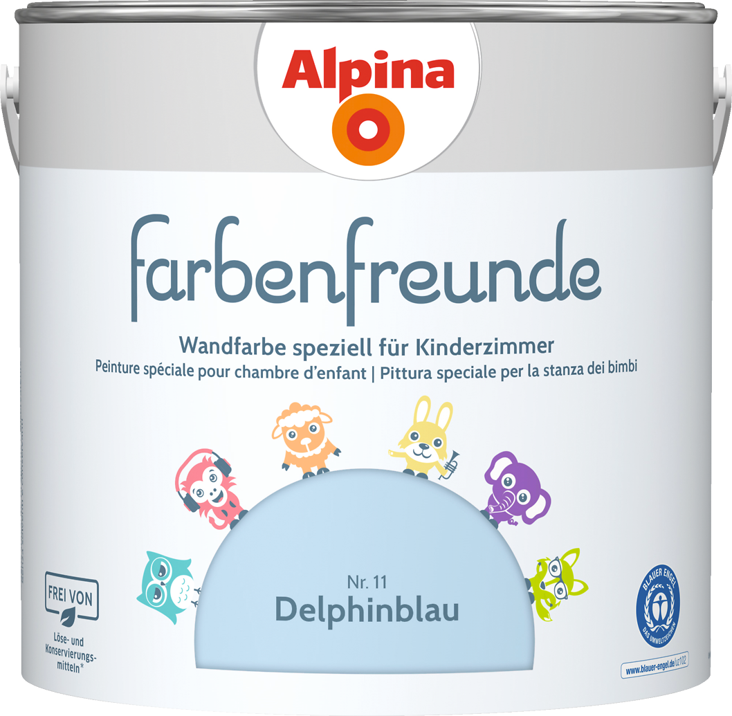 2,5l ALPINA Farbenfreunde Nr.11 Delphinblau 2,5l ALPINA Farbenfreunde Nr.11 Delphinblau