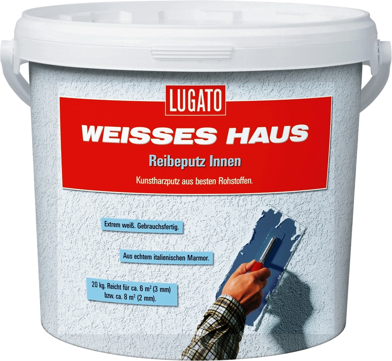 20kg Lugato WH Reibeputz Innen 3mm 20kg Lugato WH Reibeputz Innen 3mm