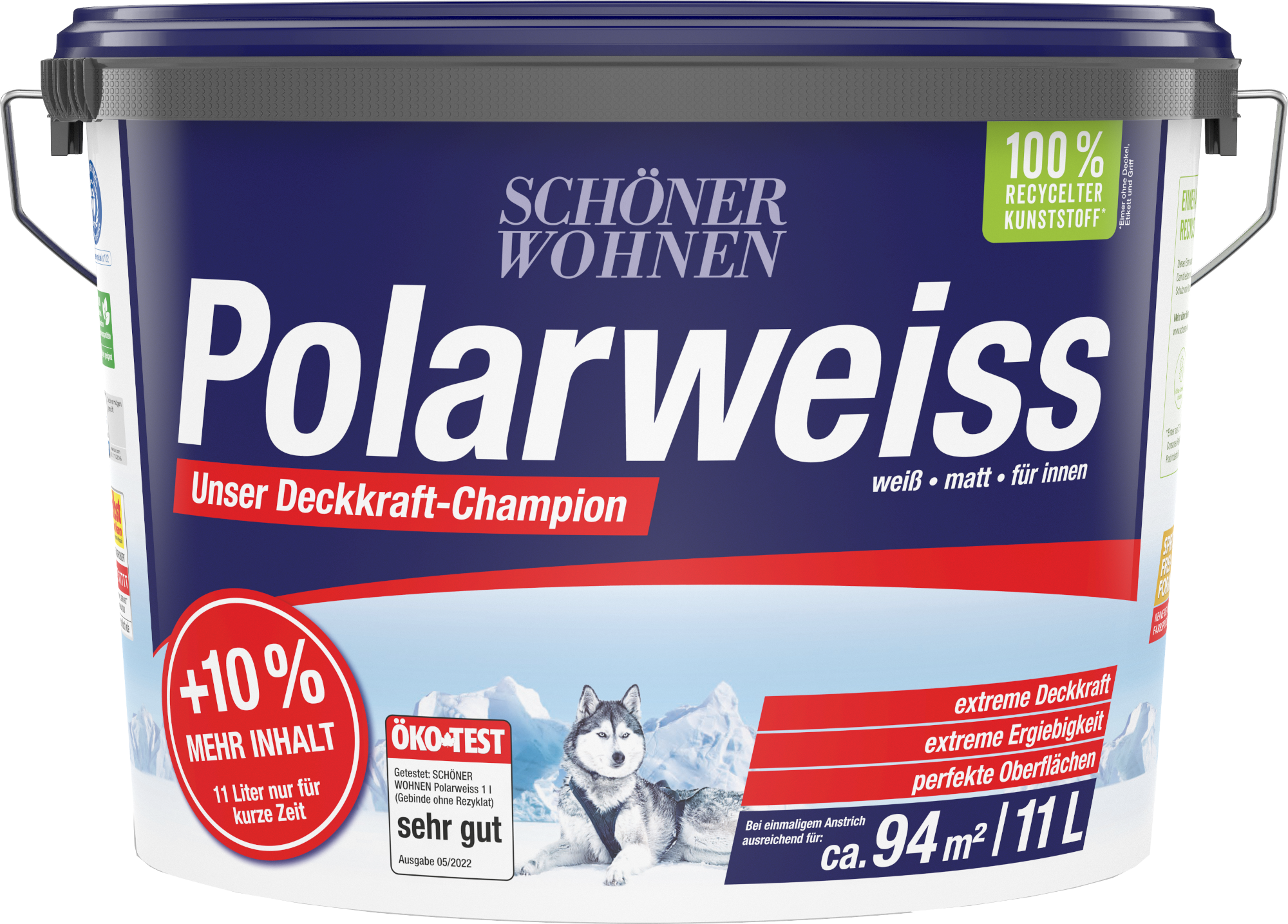 11L Schöner Wohnen Polarweiss, Aktionsgebinde 11L Schöner Wohnen Polarweiss, Aktionsgebinde