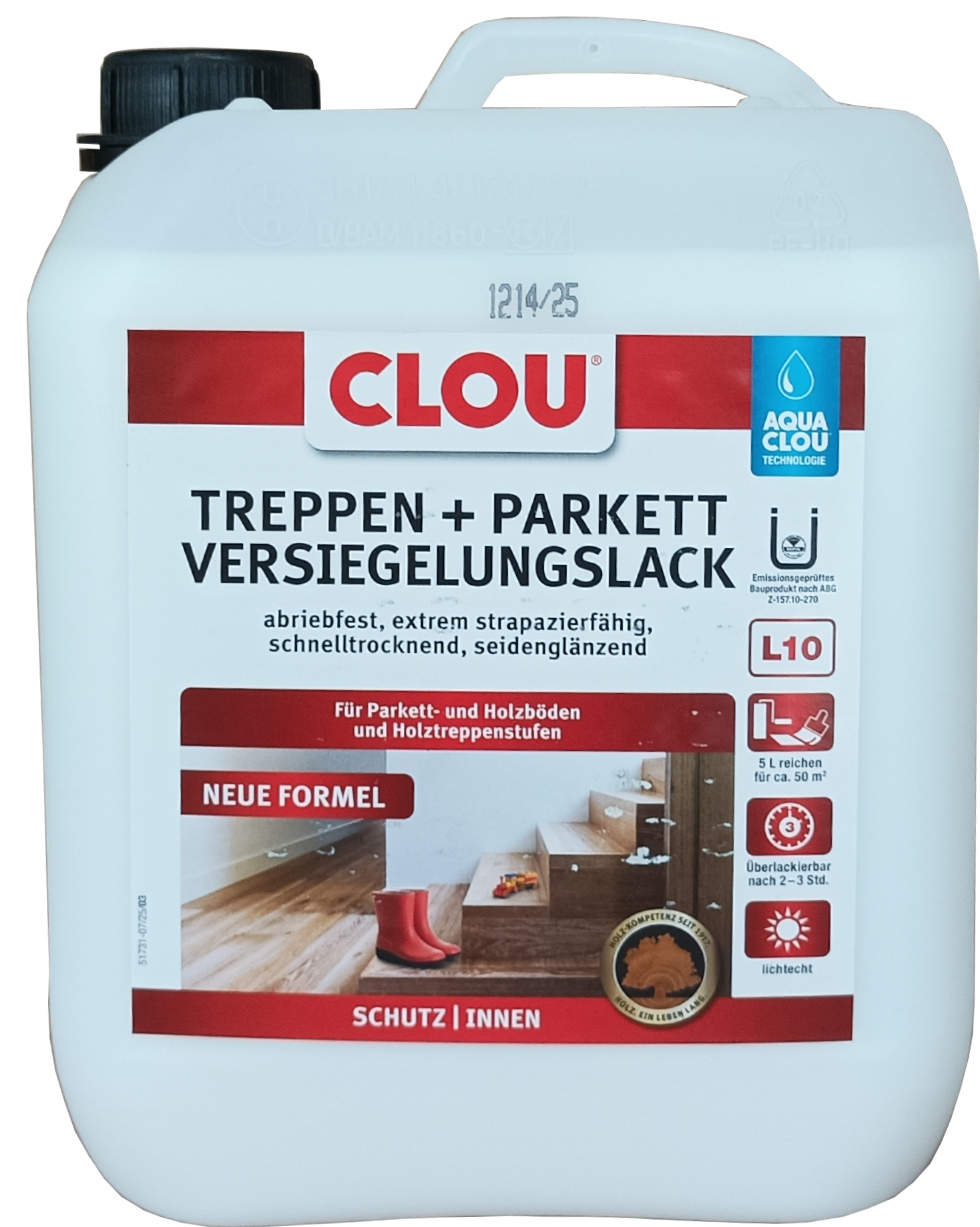 5L Clou Treppen- und Parkettversiegelungslack