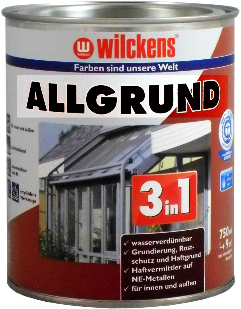 750ml Wilckens 2in1 Allgrund grau 750ml Wilckens 2in1 Allgrund grau