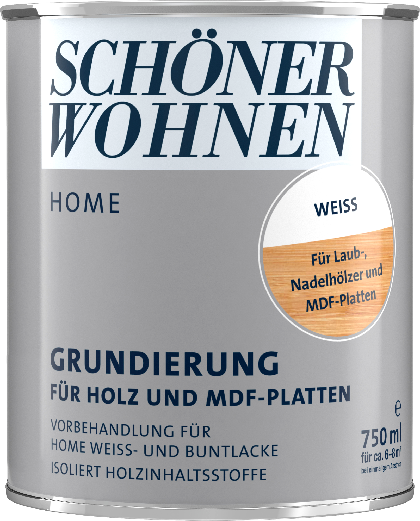 750ml Schöner Wohnen Home Grundierung für Holz und MDF-Platten weiss 750ml Schöner Wohnen Home Grundierung für Holz und MDF-Platten weiss