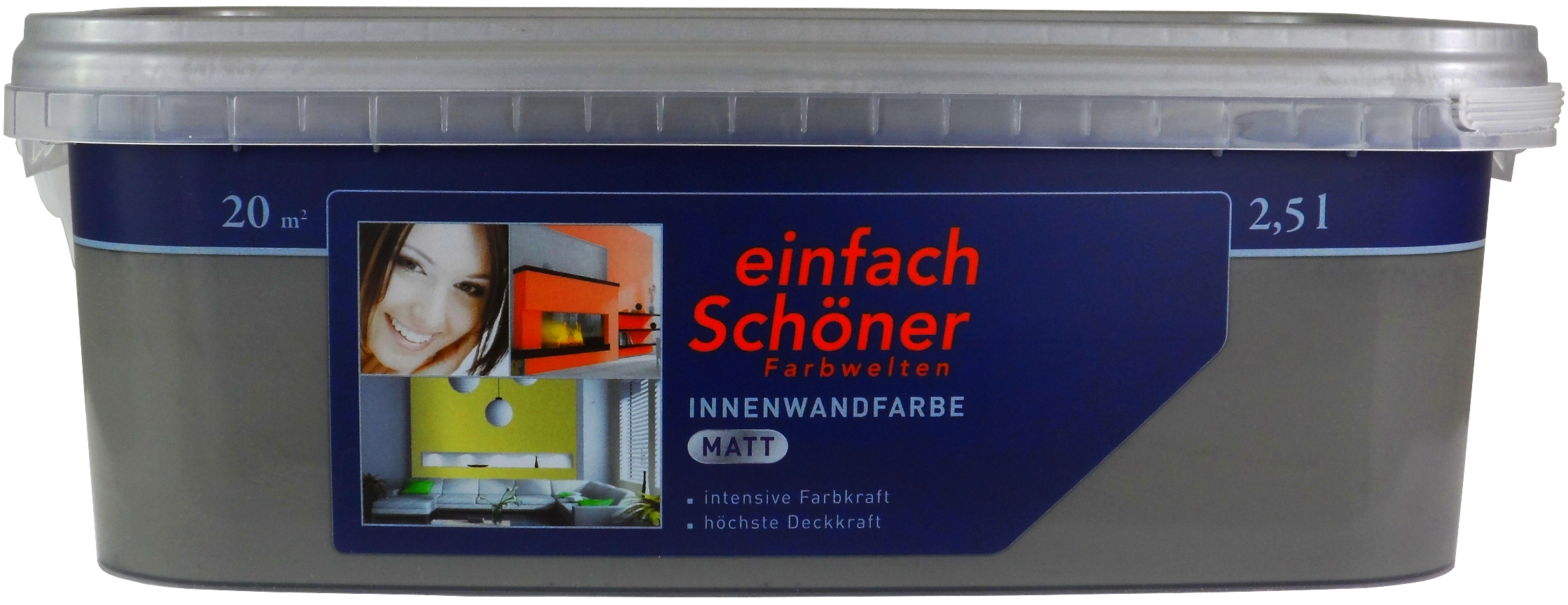 2,5Liter WILCKENS Innenwandfarbe matt edles basaltgrau 2,5Liter WILCKENS Innenwandfarbe matt edles basaltgrau