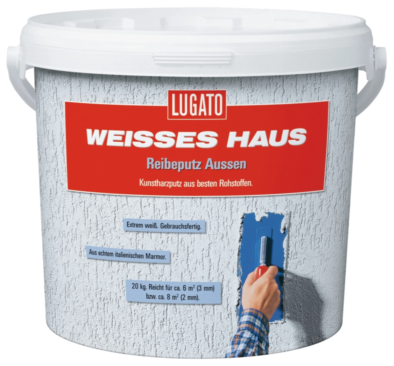 20kg Lugato WH Reibeputz Aussen 2mm