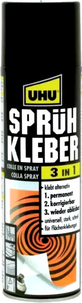 500ml UHU Sprühkleber 3 in 1 500ml UHU Sprühkleber 3 in 1
