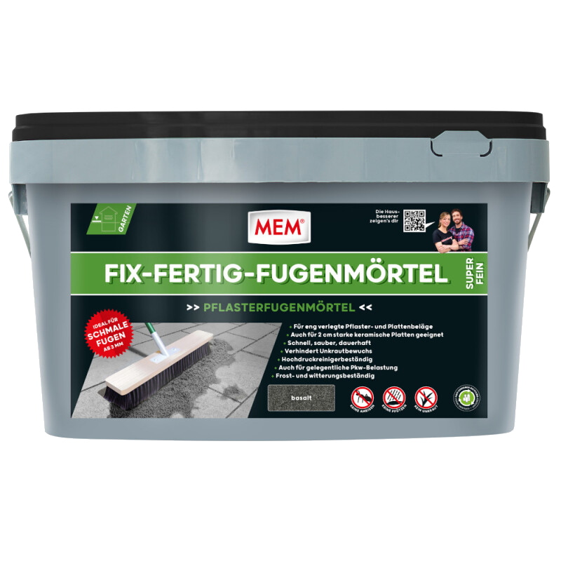 20kg MEM Fix-Fertig-Fugenmörtel Super-Fein basalt 20kg MEM Fix-Fertig-Fugenmörtel Super-Fein basalt