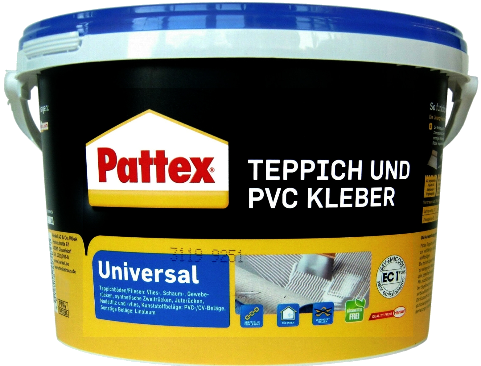 6,5kg Pattex TEPPICH und PVC Kleber 6,5kg Pattex TEPPICH und PVC Kleber