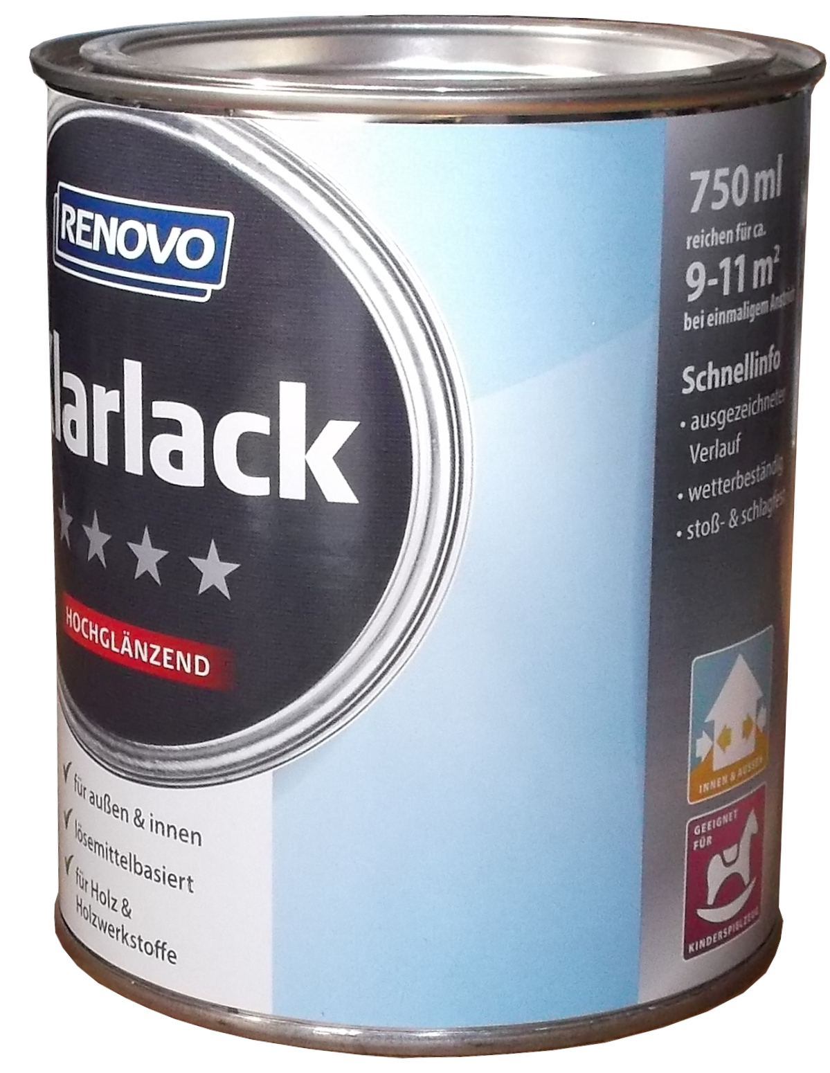 750ml Renovo Klarlack Hochglanz aromatenfrei 750ml Renovo Klarlack Hochglanz aromatenfrei