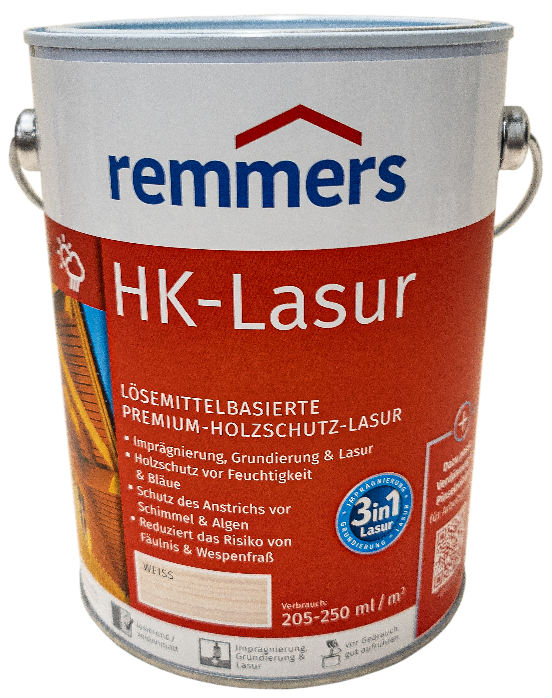 2,5L Remmers HK Lasur WEISS 2,5L Remmers HK Lasur WEISS