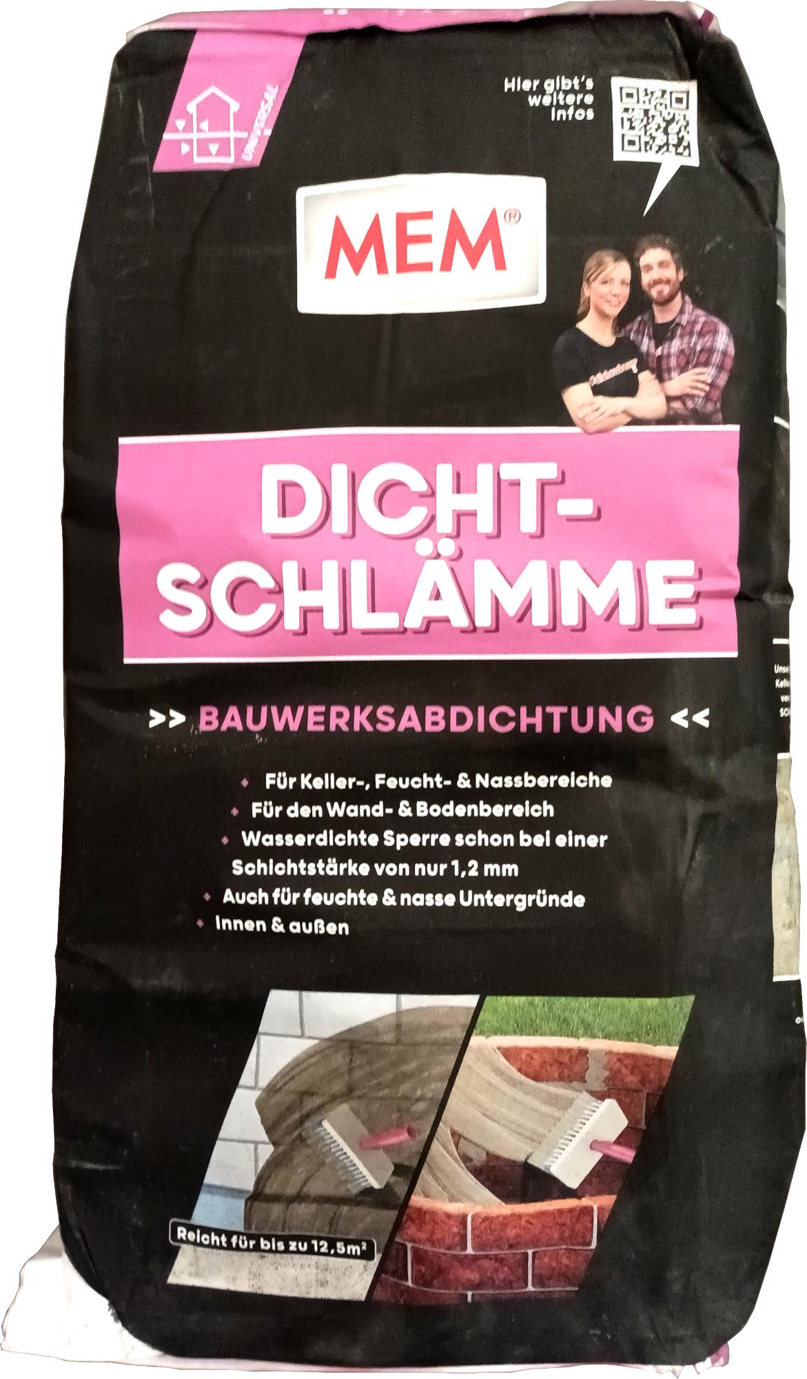 25kg MEM Dichtschlämme mineralisch, innen und außen 25kg MEM Dichtschlämme mineralisch, innen und außen