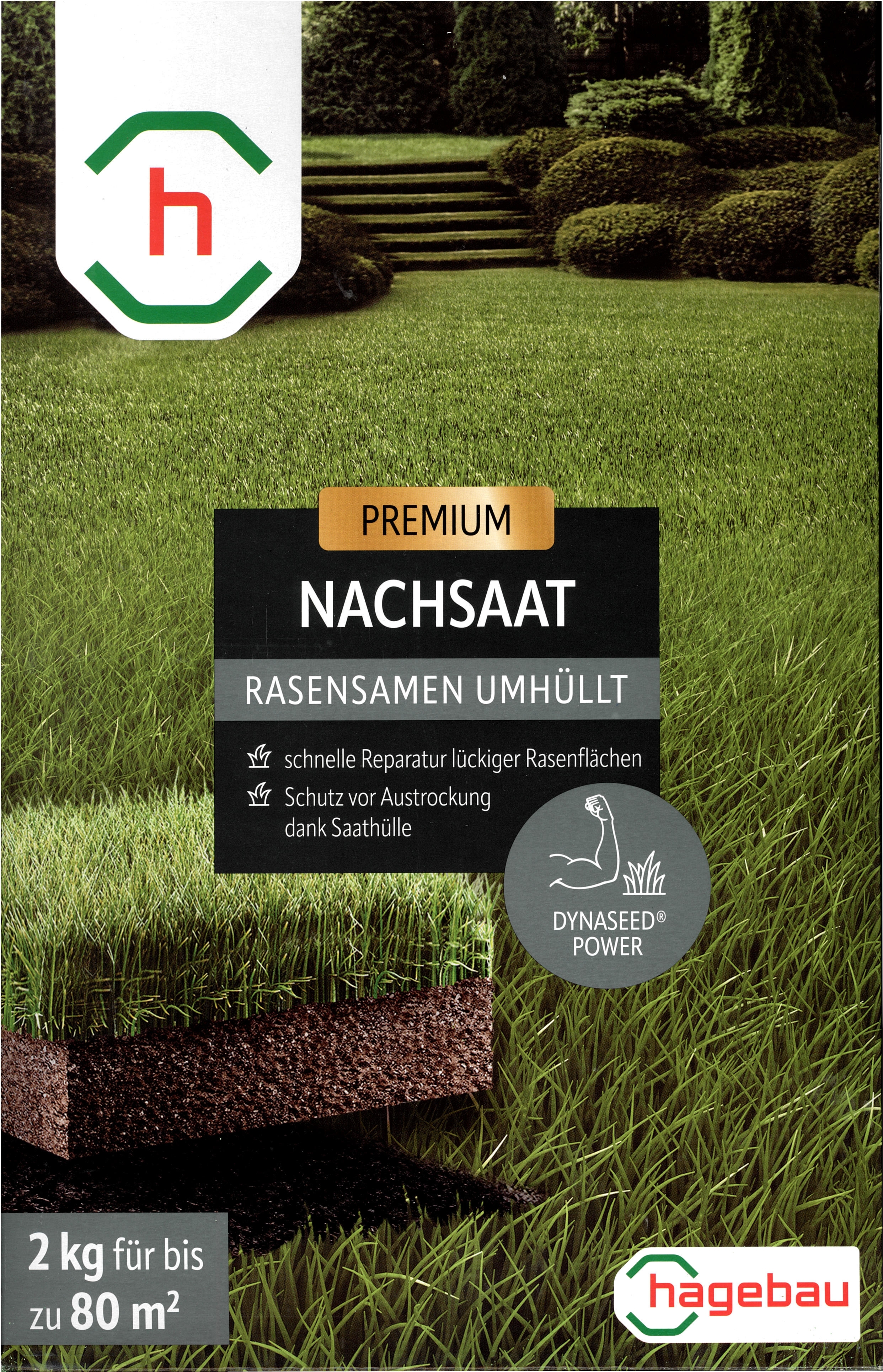 h-Marke Nachsaatrasen umhüllt 2kg