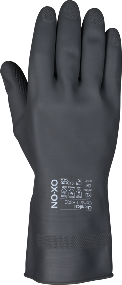 OX-ON Chemikalienschutzhandschuhe schwarz Kategorie III Größenauswahl OX-ON Chemikalienschutzhandschuhe schwarz Kategorie III Größenauswahl