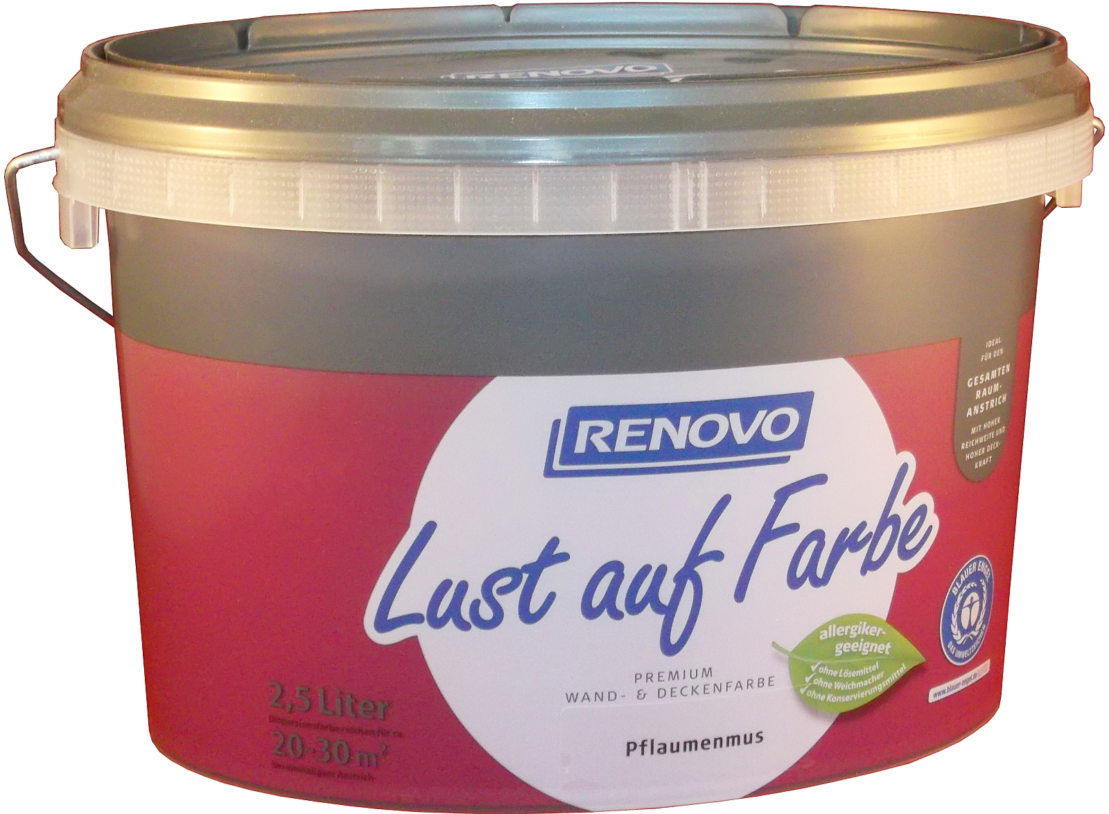 2,5L Renovo Lust auf Farbe, Pflaumenmus 2,5L Renovo Lust auf Farbe, Pflaumenmus