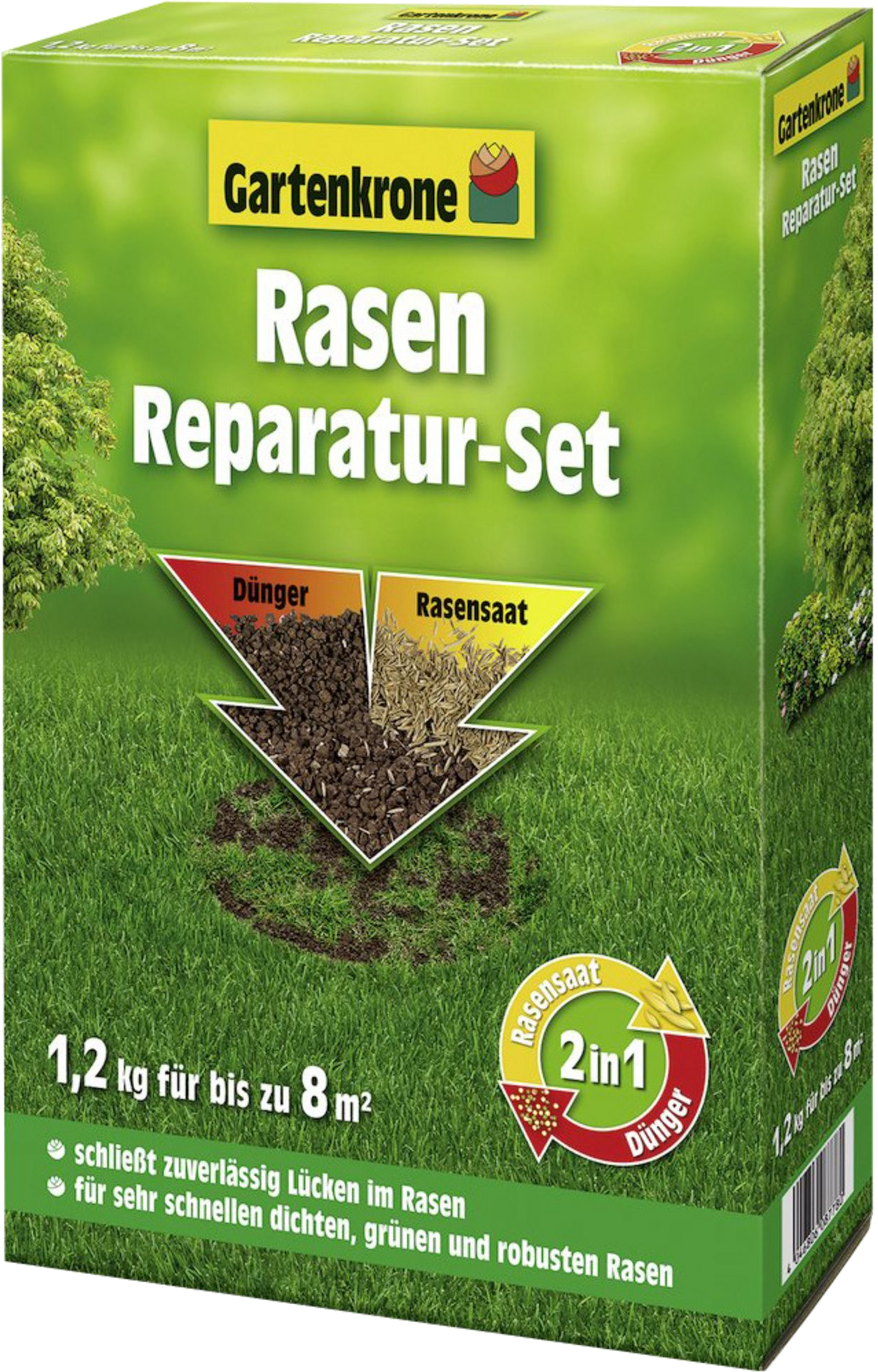 1,2kg Gartenkrone Rasenreparatur-Set 1,2kg Gartenkrone Rasenreparatur-Set