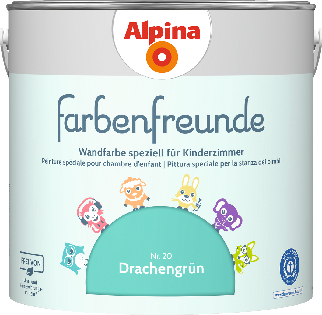 2,5l ALPINA Farbenfreunde Nr.20 Drachengrün 2,5l ALPINA Farbenfreunde Nr.20 Drachengrün