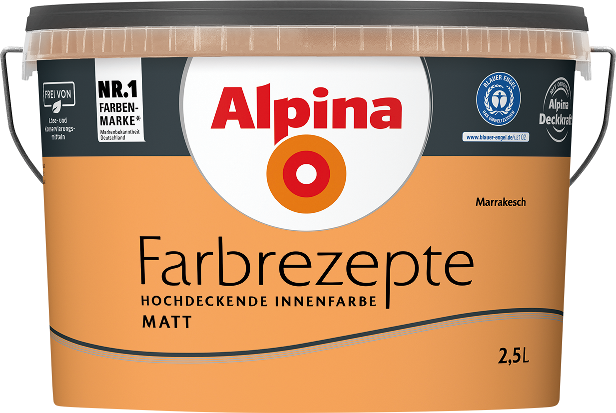 2,5L ALPINA Farbrezepte Marrakesch, Matt 2,5L ALPINA Farbrezepte Marrakesch, Matt
