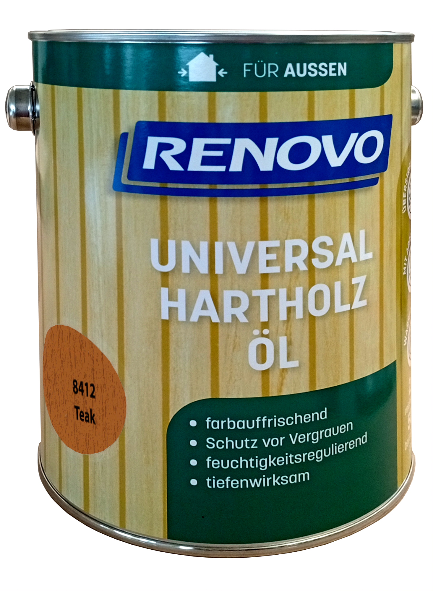 2,5L Renovo Universal-Hartholzöl Teak wasserbasis 2,5L Renovo Universal-Hartholzöl Teak wasserbasis