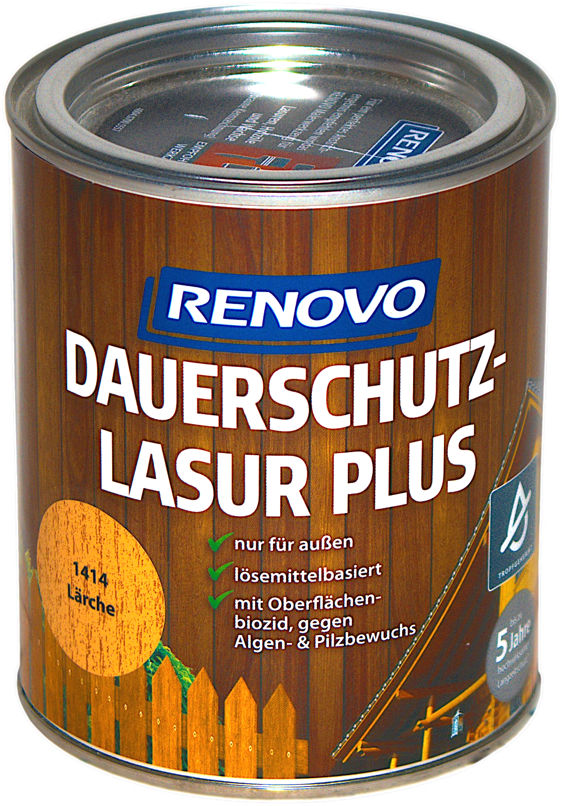 750ml Renovo Dauerschutzlasur PLUS Nr.1414 Lärche 750ml Renovo Dauerschutzlasur PLUS Nr.1414 Lärche