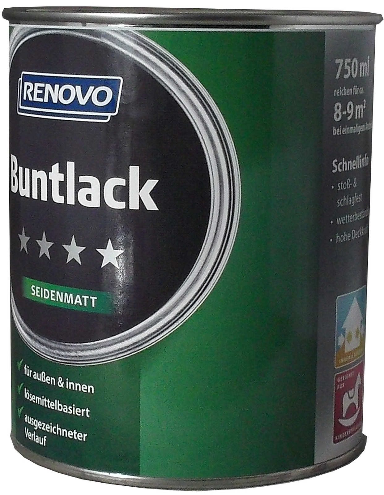 750ml Renovo Seidenmattlack graphitgrau Nr.7024