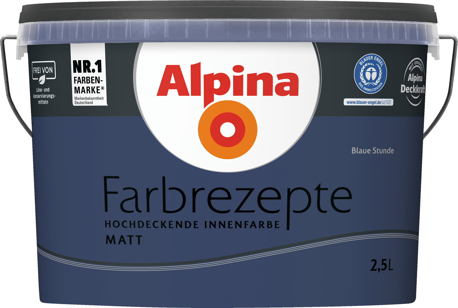 2,5L ALPINA Farbrezepte Blaue Stunde, Matt