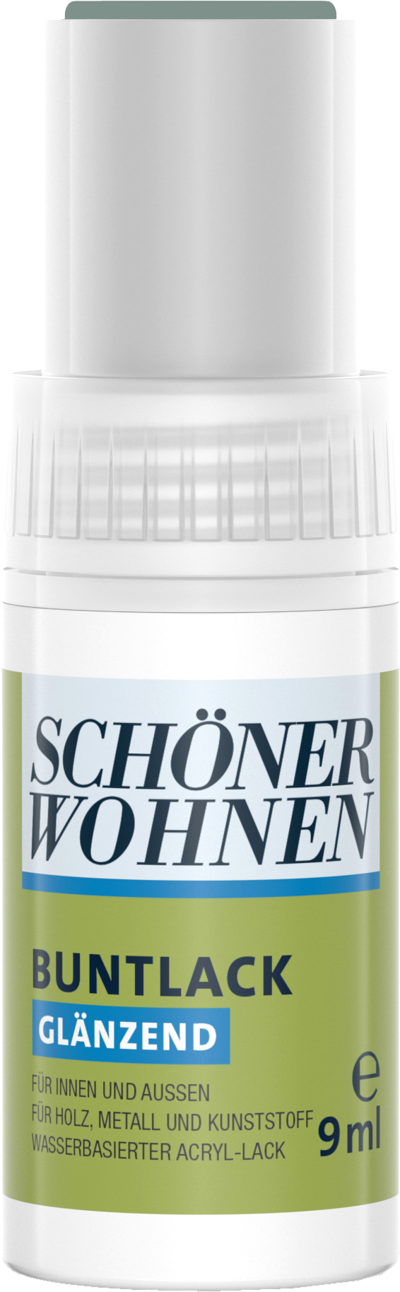 9ml Schöner Wohnen Home Lackstift glänzend, RAL 7001 Silbergrau 9ml Schöner Wohnen Home Lackstift glänzend, RAL 7001 Silbergrau