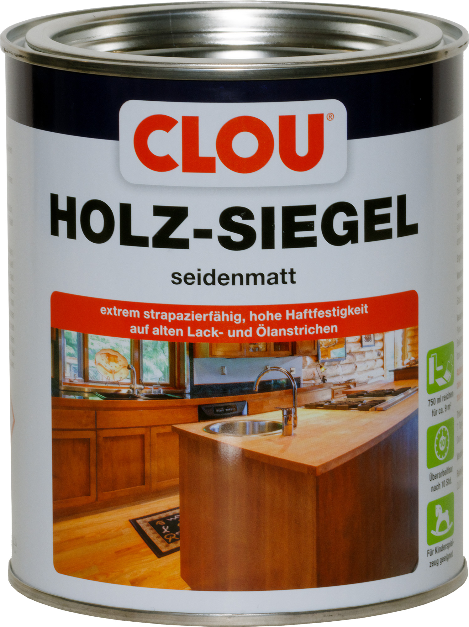 750ml Clou EL Holz-Siegel seidenmatt 750ml Clou EL Holz-Siegel seidenmatt