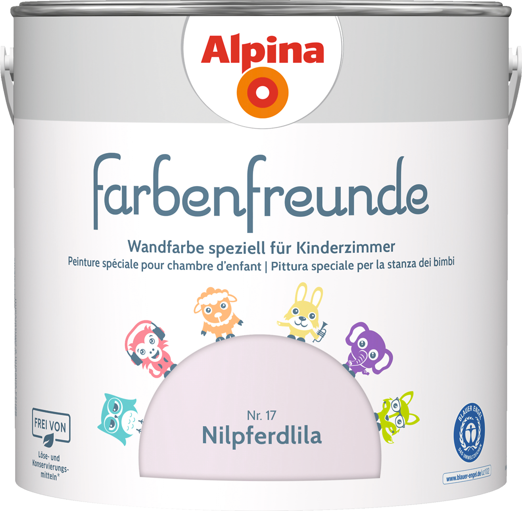 2,5l ALPINA Farbenfreunde Nr.17 Nilpferdlila 2,5l ALPINA Farbenfreunde Nr.17 Nilpferdlila