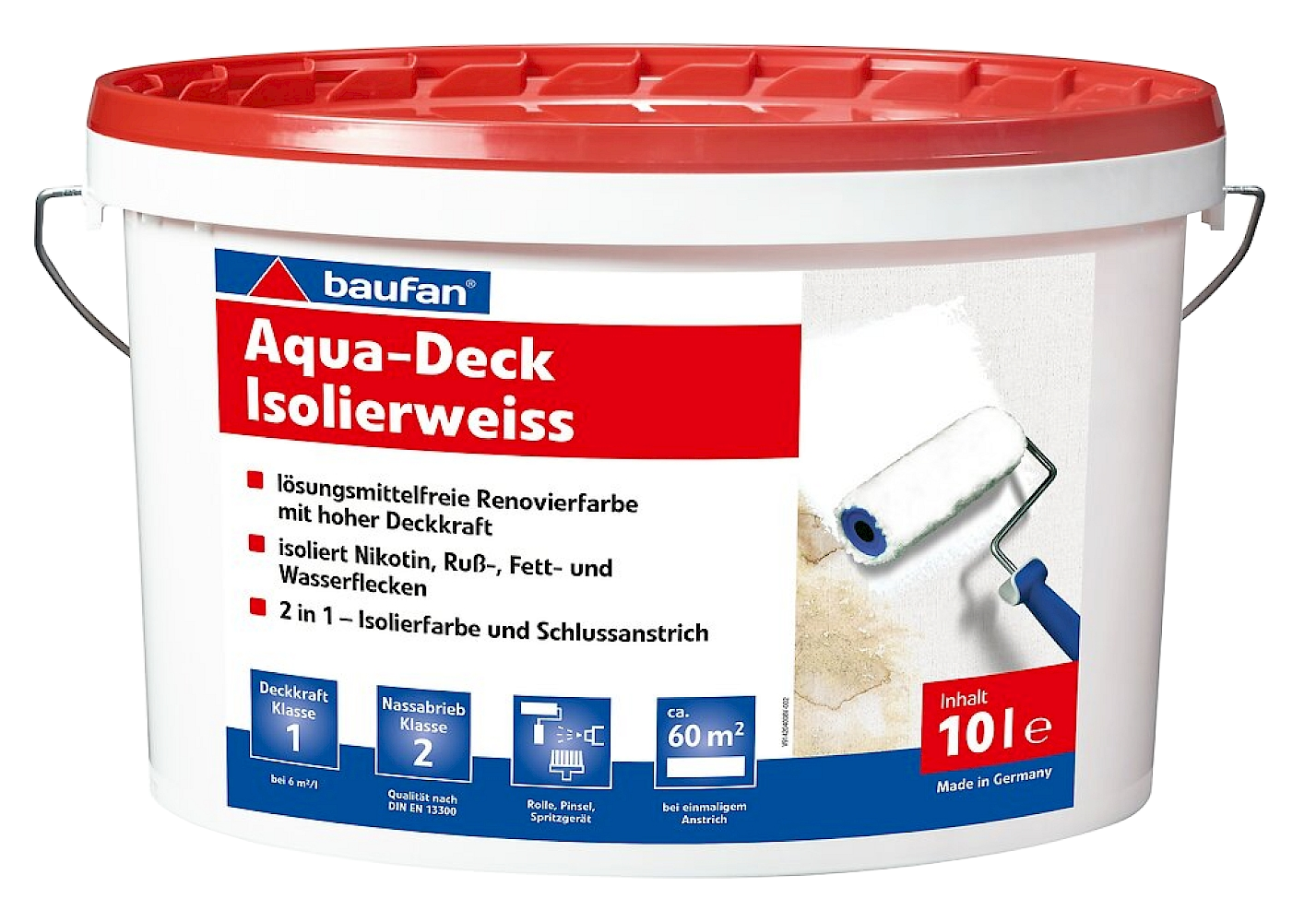 10 Liter BAUFAN Aqua-Deck Isolierweiss E.L.F. 10 Liter BAUFAN Aqua-Deck Isolierweiss E.L.F.