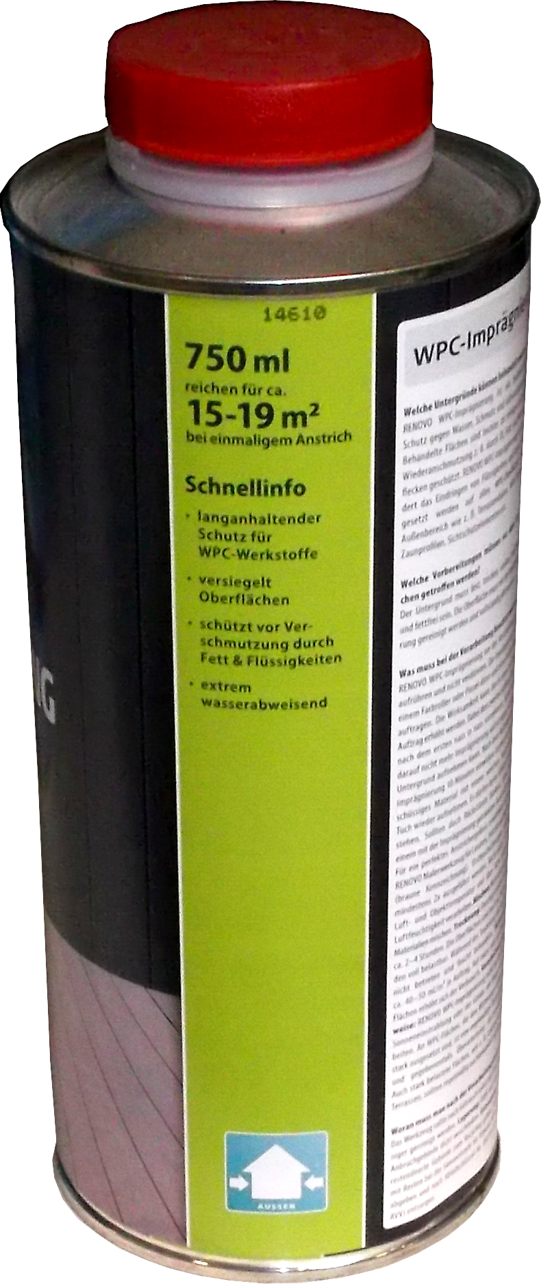 750ml Renovo WPC Imprägnierung Farblos 750ml Renovo WPC Imprägnierung Farblos