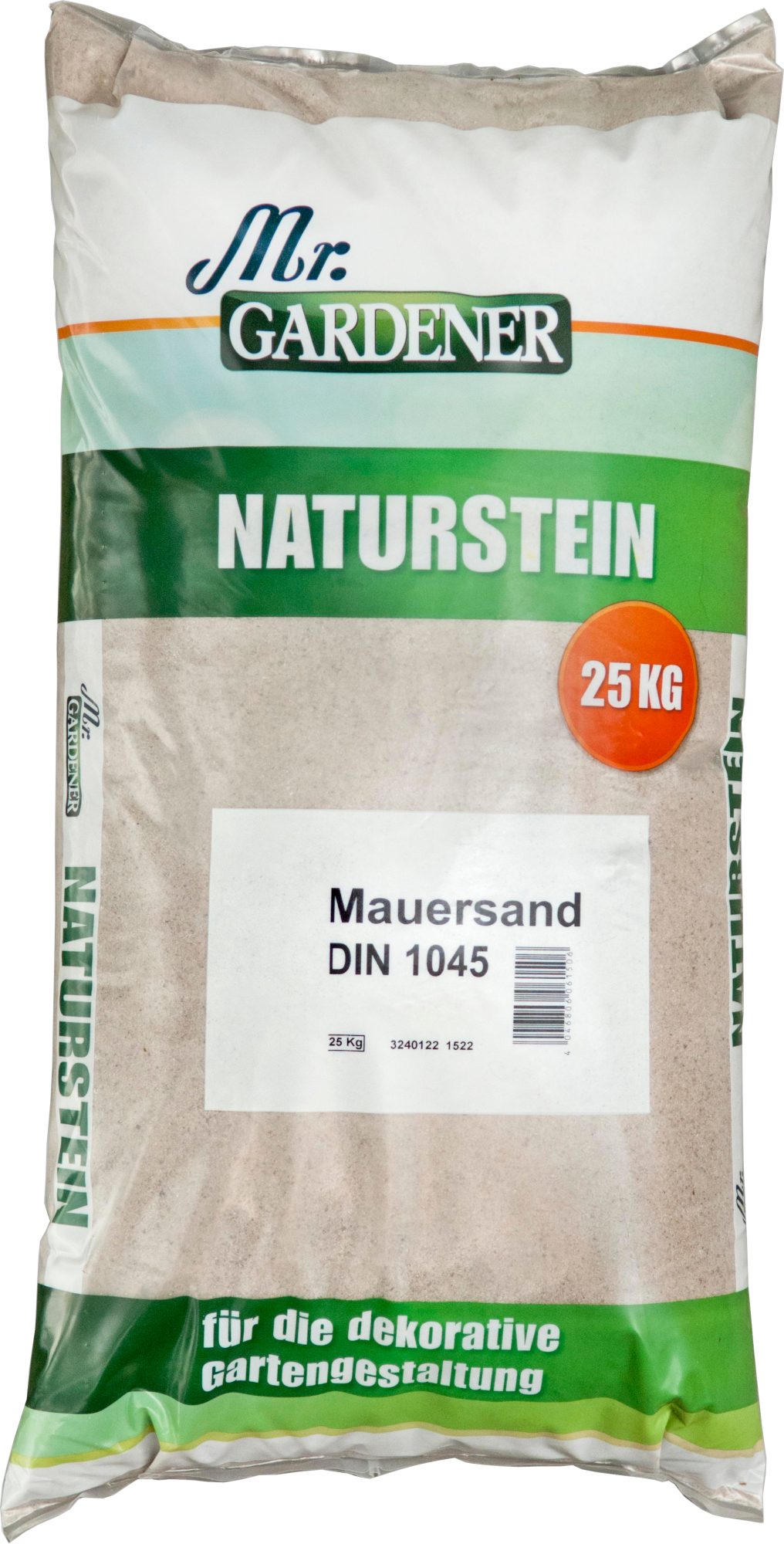 25kg Mauersand nach DIN1045 Mr.Gardener 25kg Mauersand nach DIN1045 Mr.Gardener
