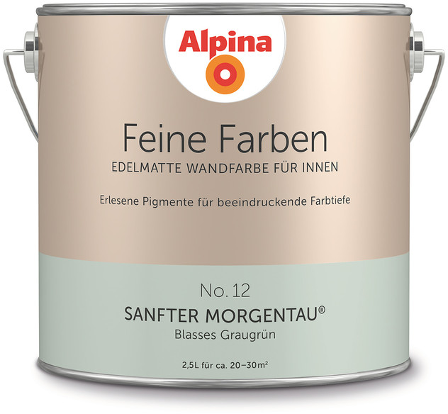 2,5L ALPINA Feine Farben Sanfter Morgentau No.12 2,5L ALPINA Feine Farben Sanfter Morgentau No.12