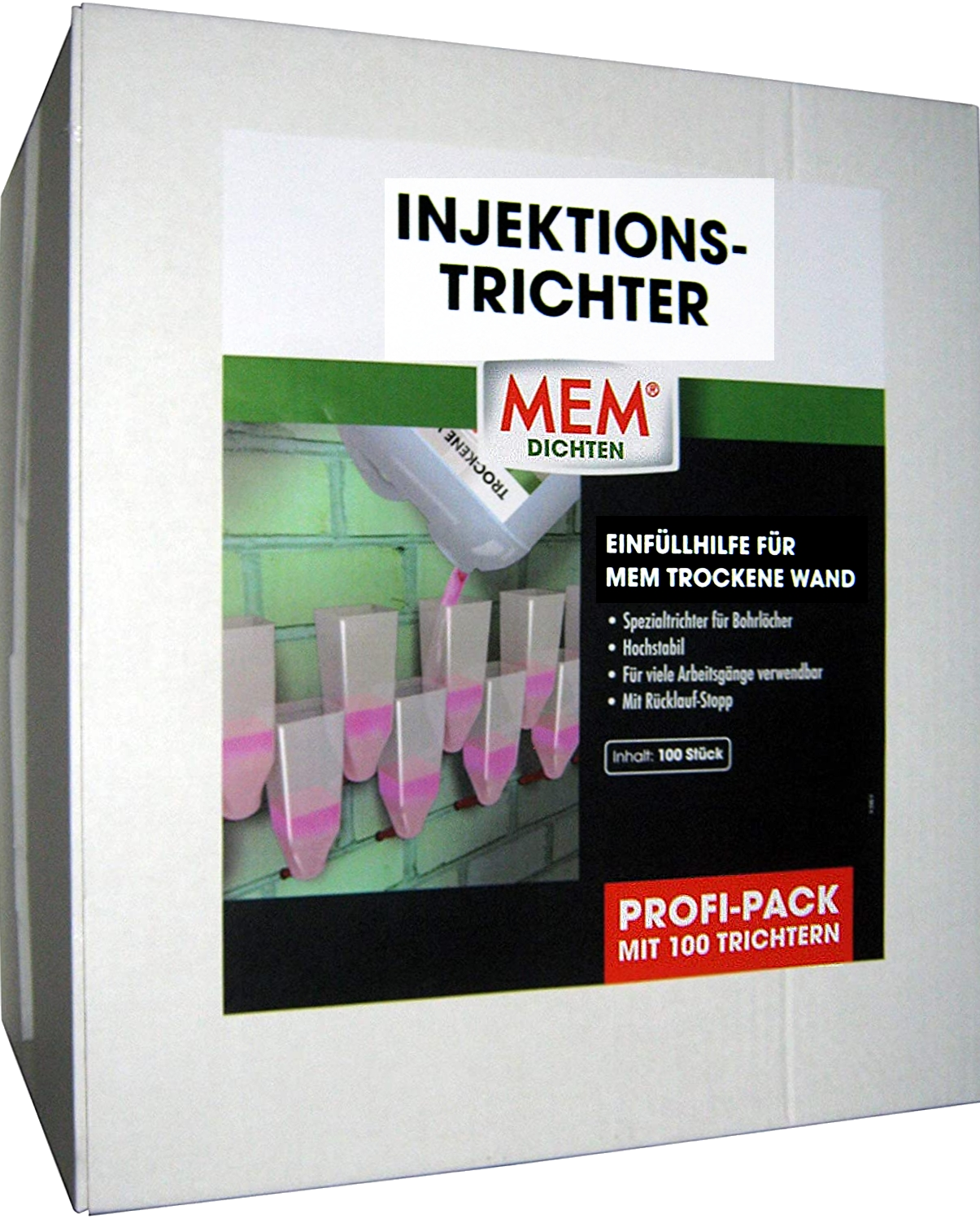 100 Stück MEM Injektionstrichter 100 Stück MEM Injektionstrichter