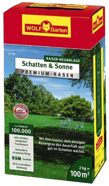 LP 100 Premium-Rasen »Schatten & Sonne«