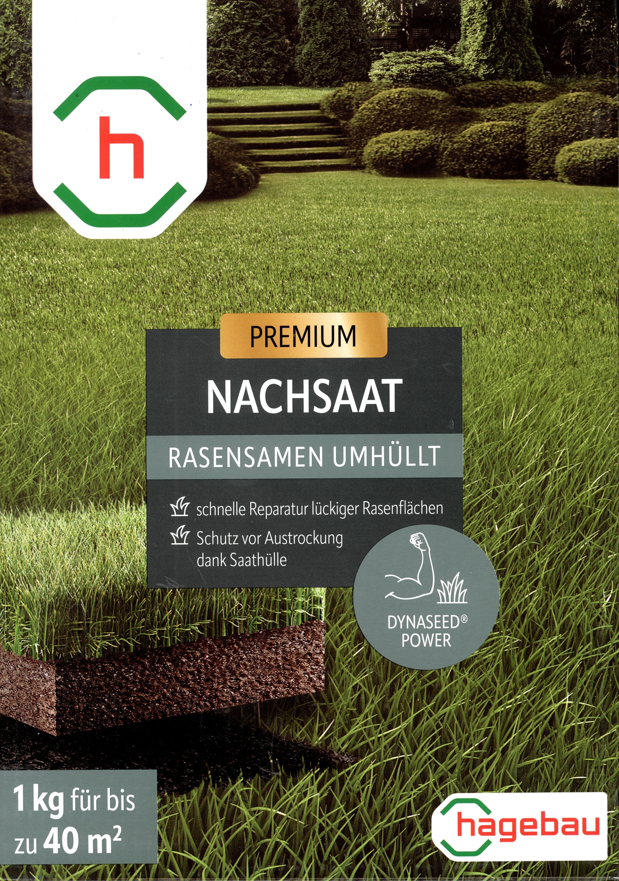 h-Marke Nachsaatrasen umhüllt 1kg