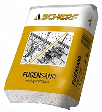 25Kg SCHERF-Fugensand hell beige/grau 1-3mm 25Kg SCHERF-Fugensand hell beige/grau 1-3mm
