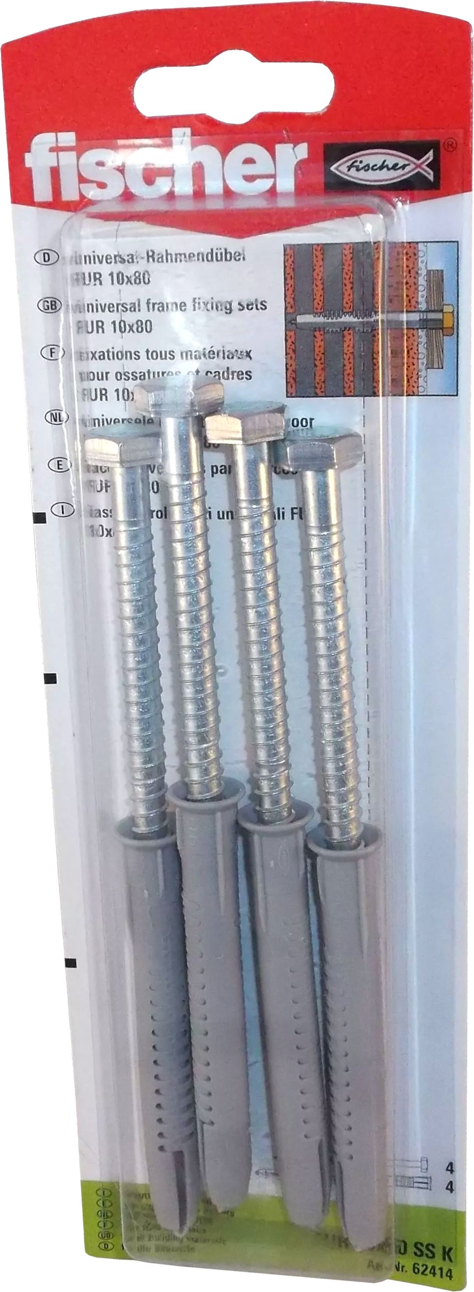 Fischer Universalrahmendübel FUR 10X80 SS K Fischer Universalrahmendübel FUR 10X80 SS K