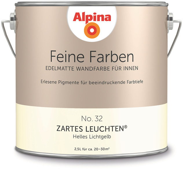 2,5L ALPINA Feine Farben Zartes Leuchten No.32 2,5L ALPINA Feine Farben Zartes Leuchten No.32