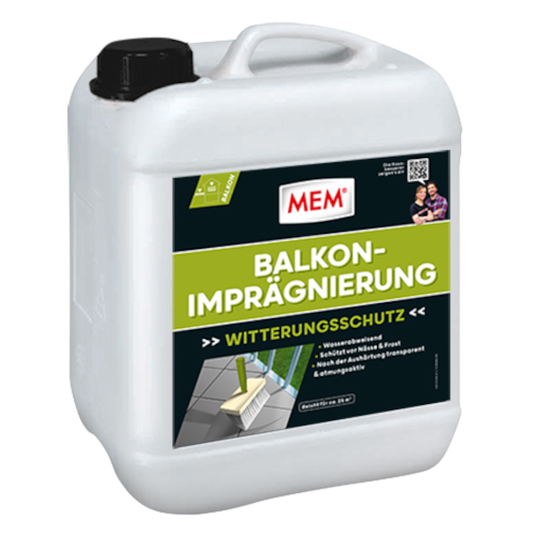 5L MEM Balkon-Imprägnierug (viele Untergründe) 5L MEM Balkon-Imprägnierug (viele Untergründe)