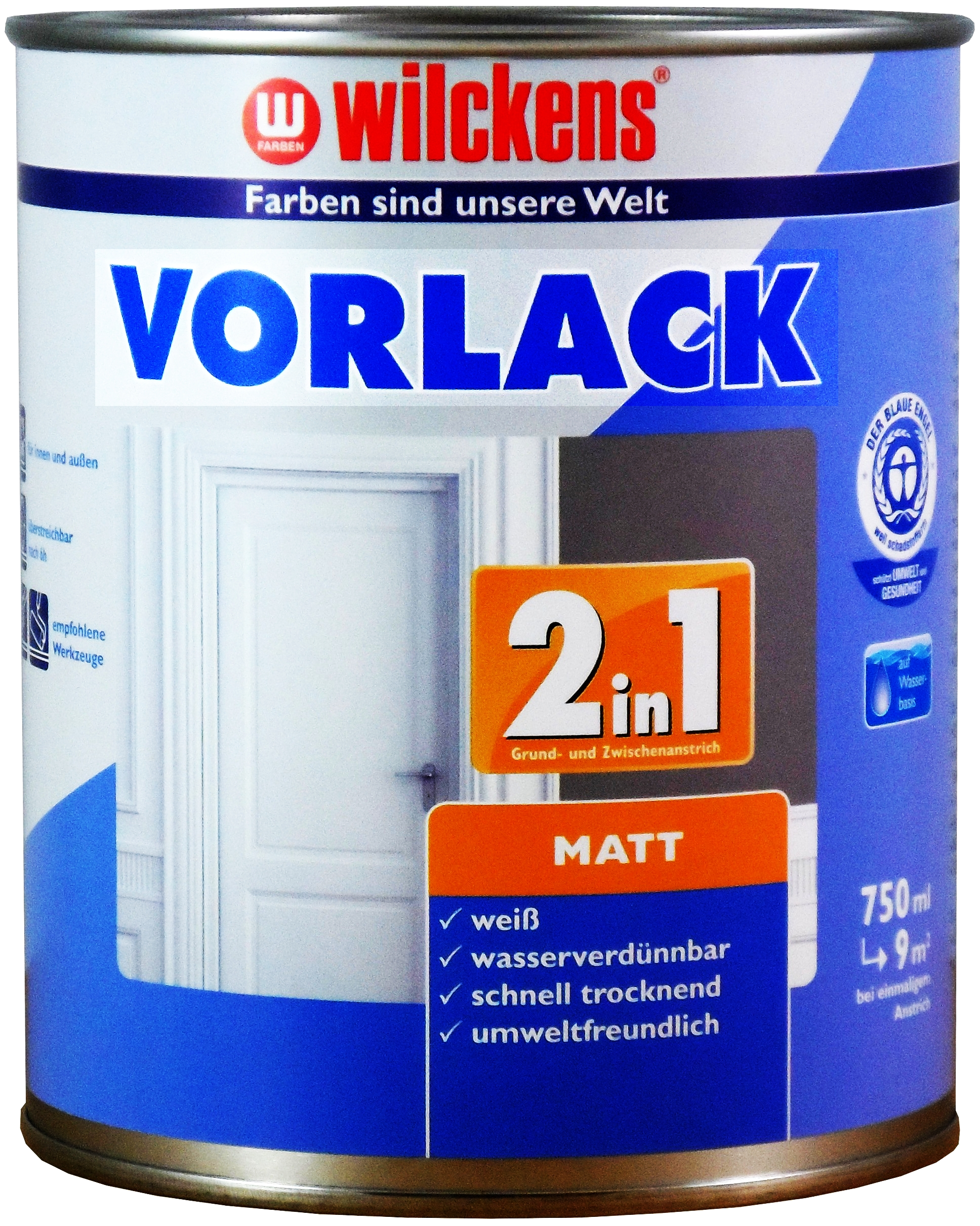 375ml Wilckens 2in1 Vorlack matt weiß 375ml Wilckens 2in1 Vorlack matt weiß