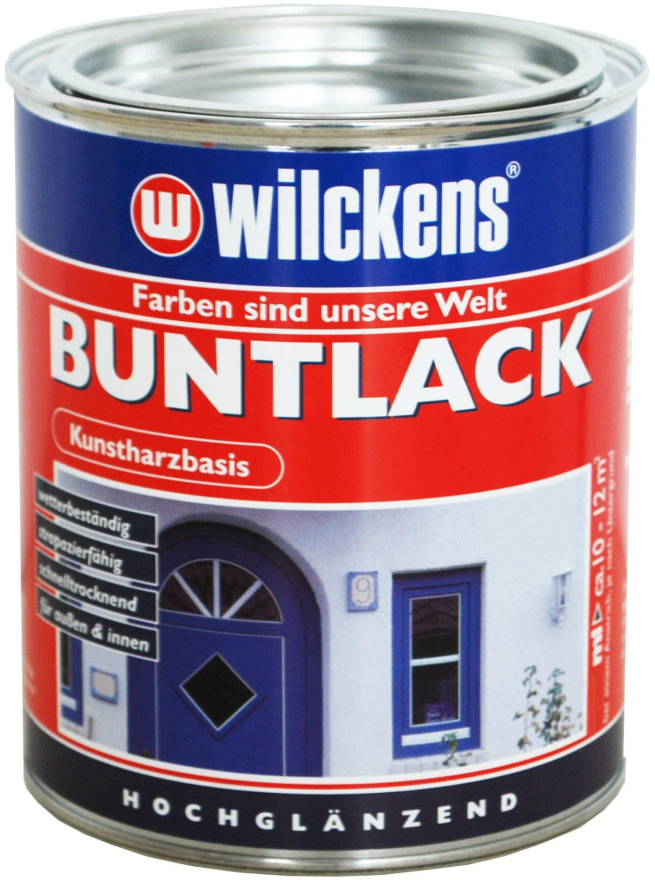 2,5Liter Wilckens Hochglanz Buntlack cremeweiß 9001 KH 2,5Liter Wilckens Hochglanz Buntlack cremeweiß 9001 KH